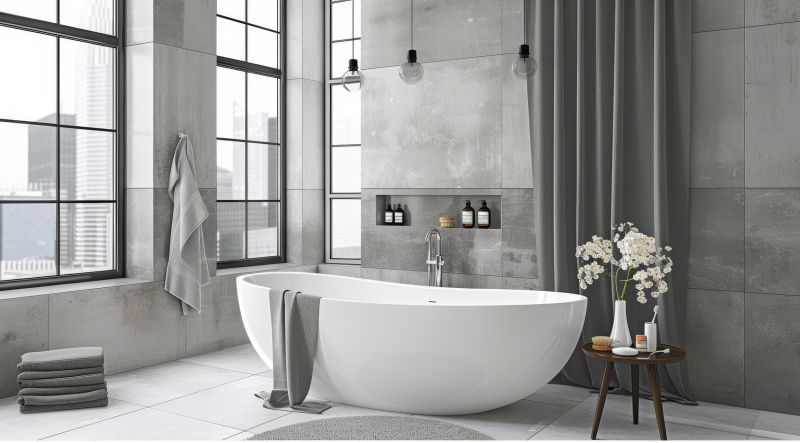 Spa-style Corner Bathtub